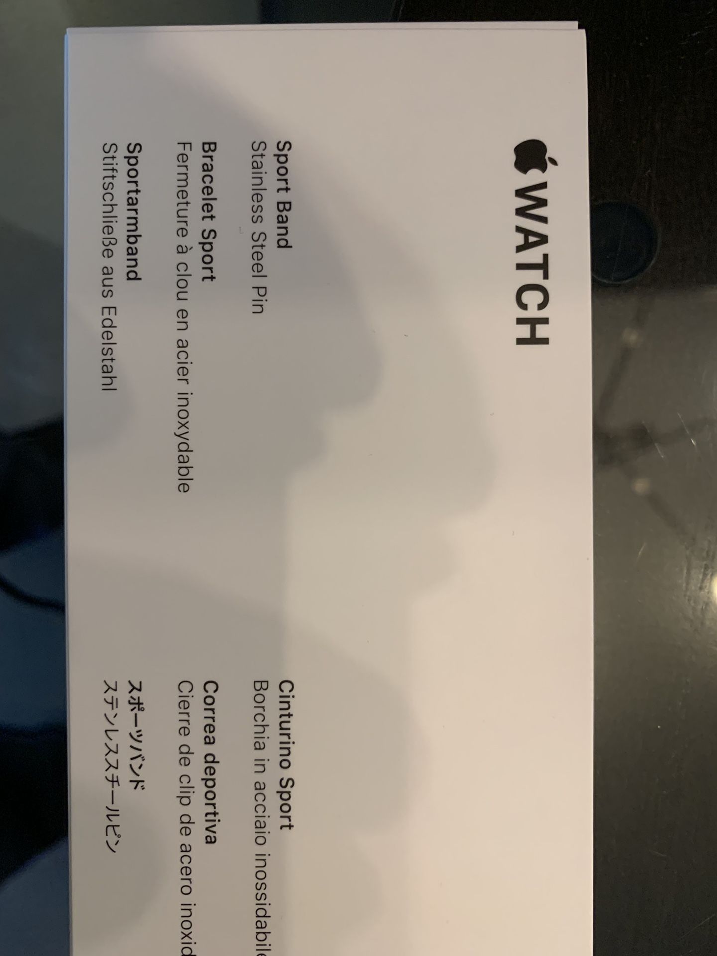 Brand new Apple Watch Sport Band - White for 42/44mm watch