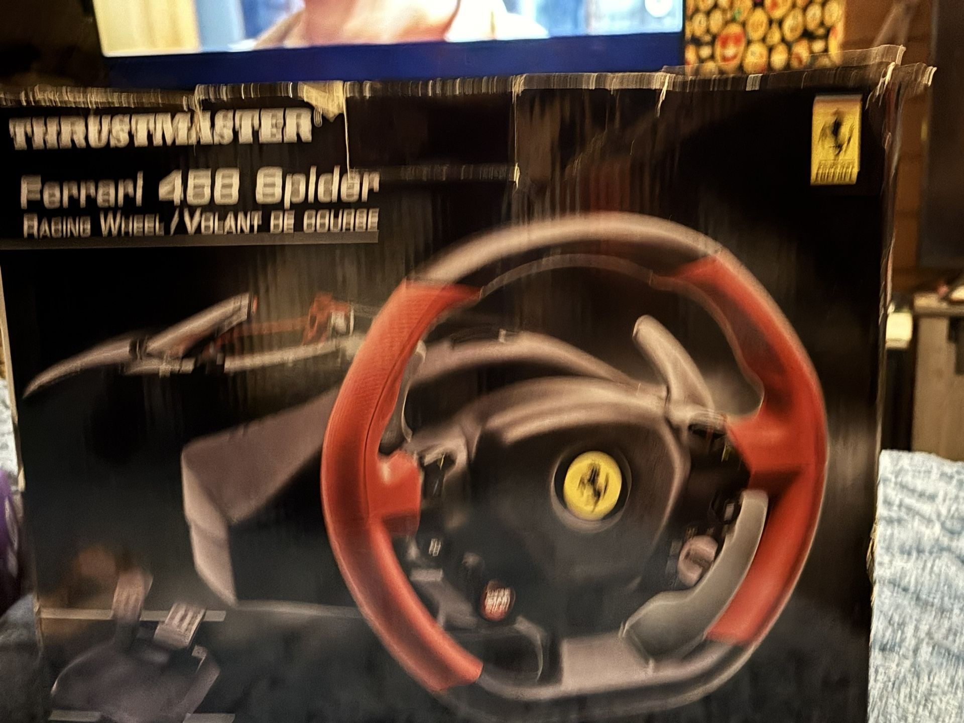 Thrust Master Wheel And Gas Pedal