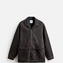 Zara Denim Pocket Jacket (size m)