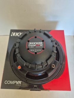 KICKER ( 1 ) 10 INCH DUAL 4 OHM VOICE COIL CAR SUBWOOFER 700 WATTS