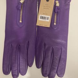 Women’s Cole Haan Leather Gloves Size L New
