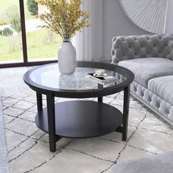Coffee Cocktail Table Center Occasional Table Glass Top