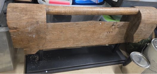 Rustic Wooden Tool Caddy Tote