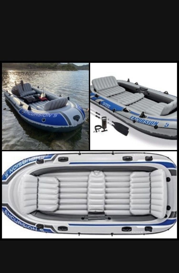 Excursion 5 Inflatable 5 Person Boat