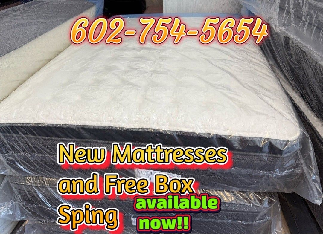 Plush Pillow Top Full Size Set / Colchones