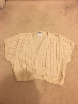 Girls Cropped cardigan size L