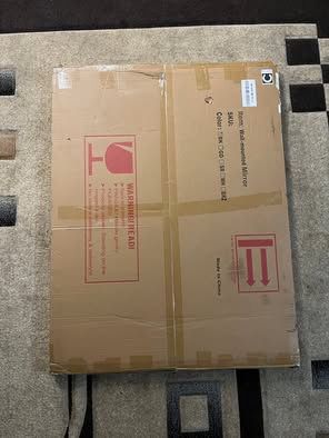 Bimno 30 x 40 Inch Farmhouse Window Pane Mirror