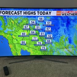 55” curved smart television