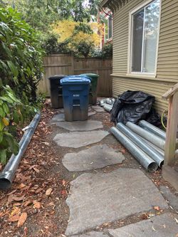 Used 6” hvac ducts / scrap metal