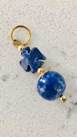 Lapis Lazuli Eagle Pendant
