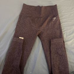 Gymshark Seamless Animal Print Leggings Mauve / Pink