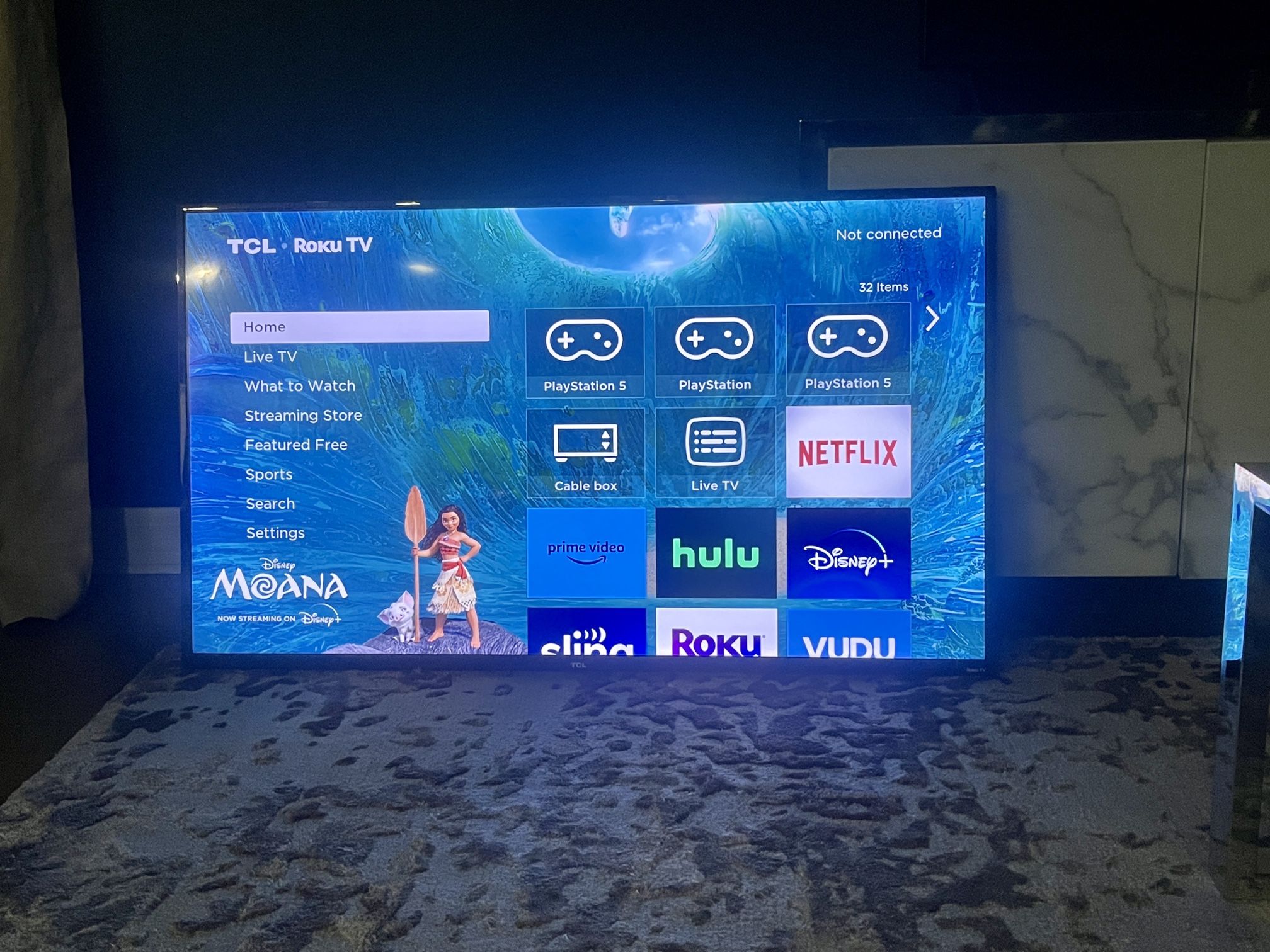 55” TCL Roku TV