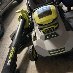Ryobi 40V  HP 21" Self-Propelled Lawn Mower & Cordless Mulcher (Tools Only)