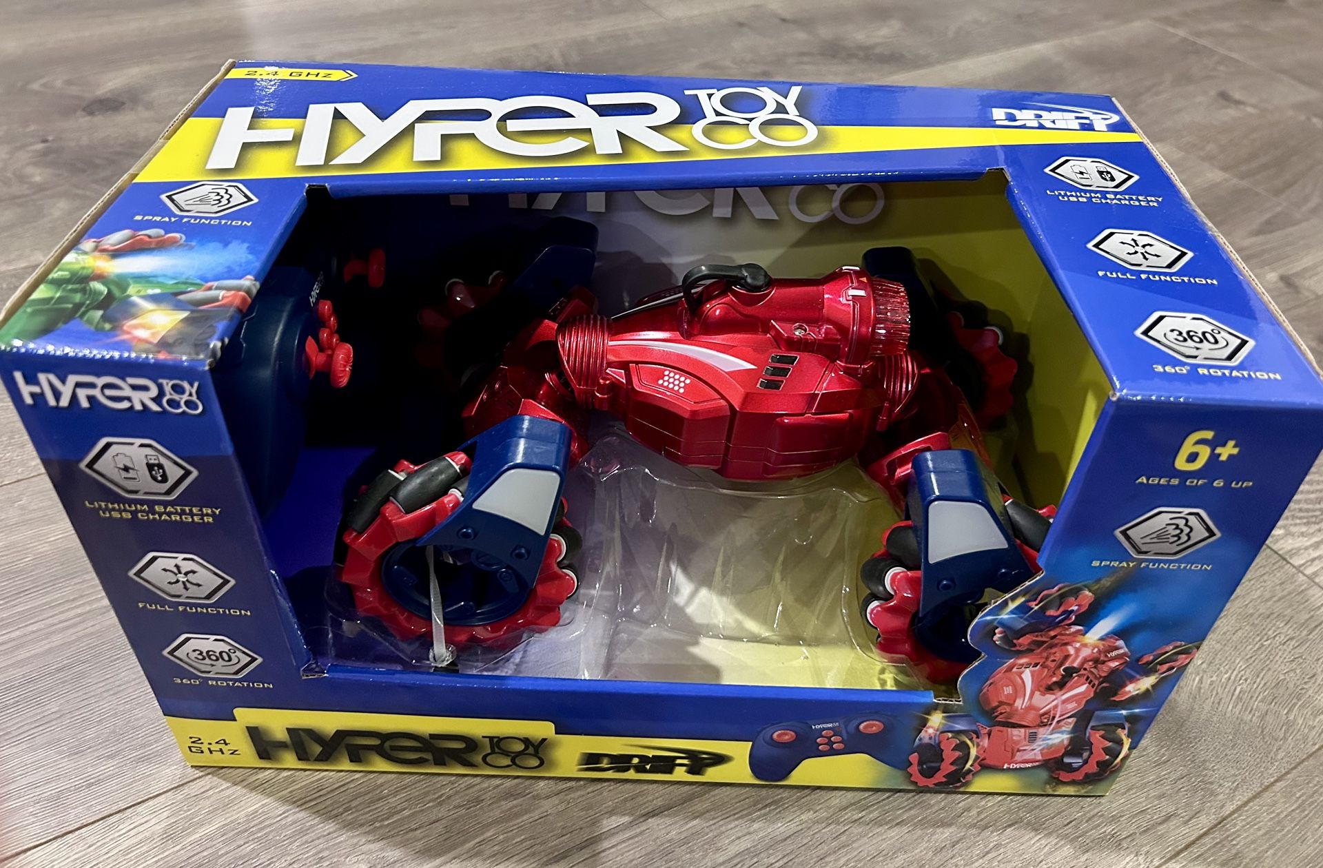 Brand New Hyper Toy Co Drift 2.4 GHz RC Car – Unopened Box