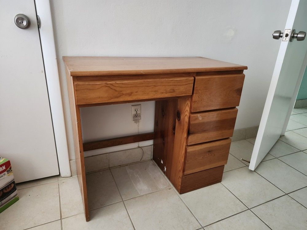 Wood Home Office Desk