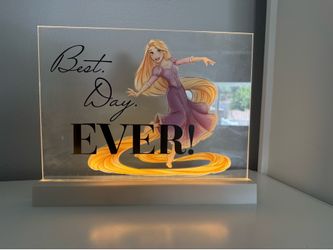 Tangled light up sign