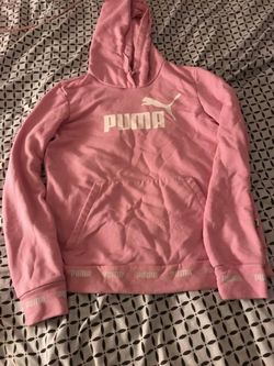 Women's Pink Puma Hoodie