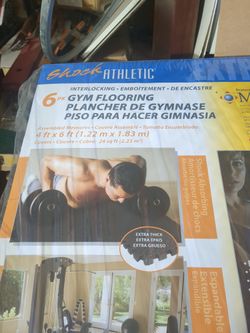 6pk Gym Flooring Extra Thick 24 Sq Ft Gold Series