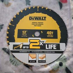 DeWalt 12-in Saw Blade Miter Saw Blade