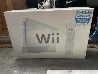 Wii console with games