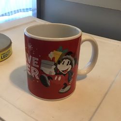 Disney Mickey/Minnie Mouse Festive Cheer Christmas Mug 