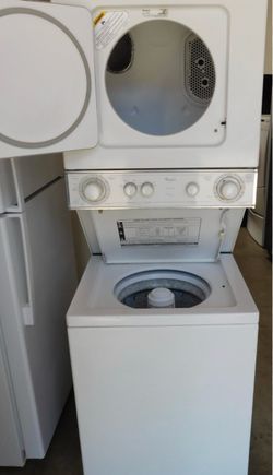 Whirlpool Stacked Washer Dryer Unit