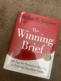The Winning Brief Law book
