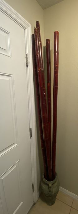 Bamboo Sticks & Bathroom Storage Rack