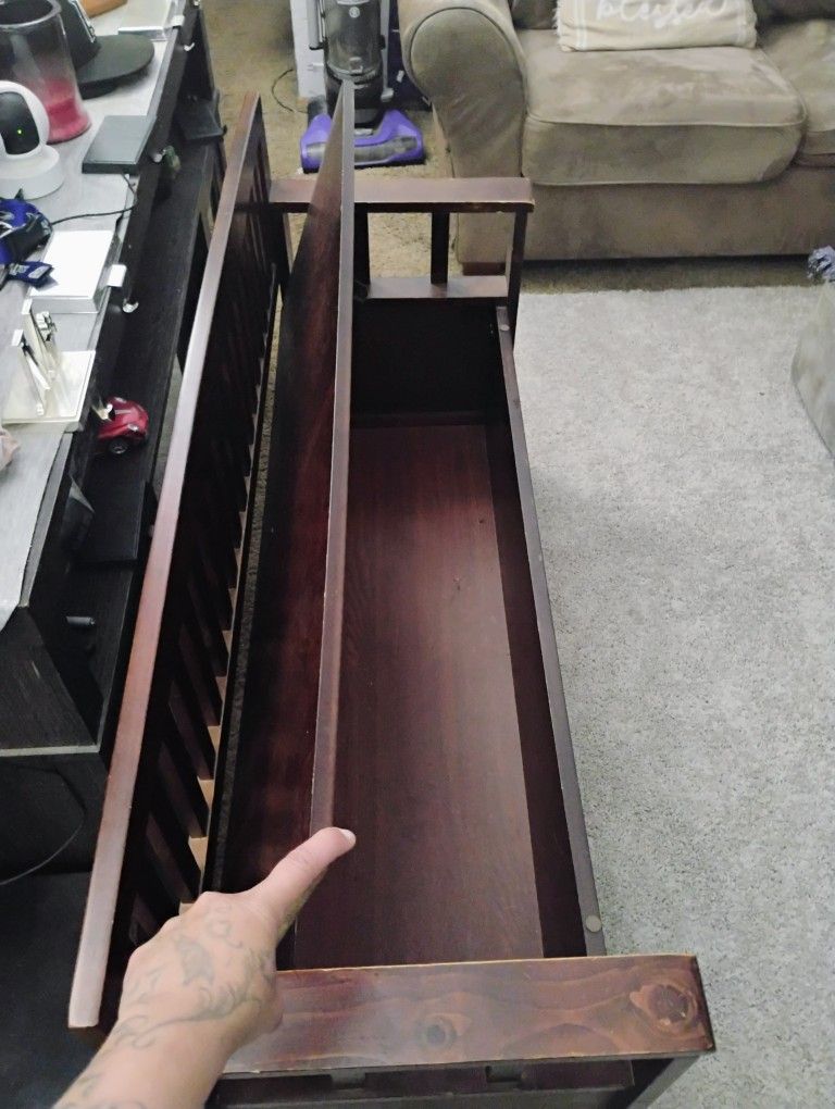 Storage Wood Bench