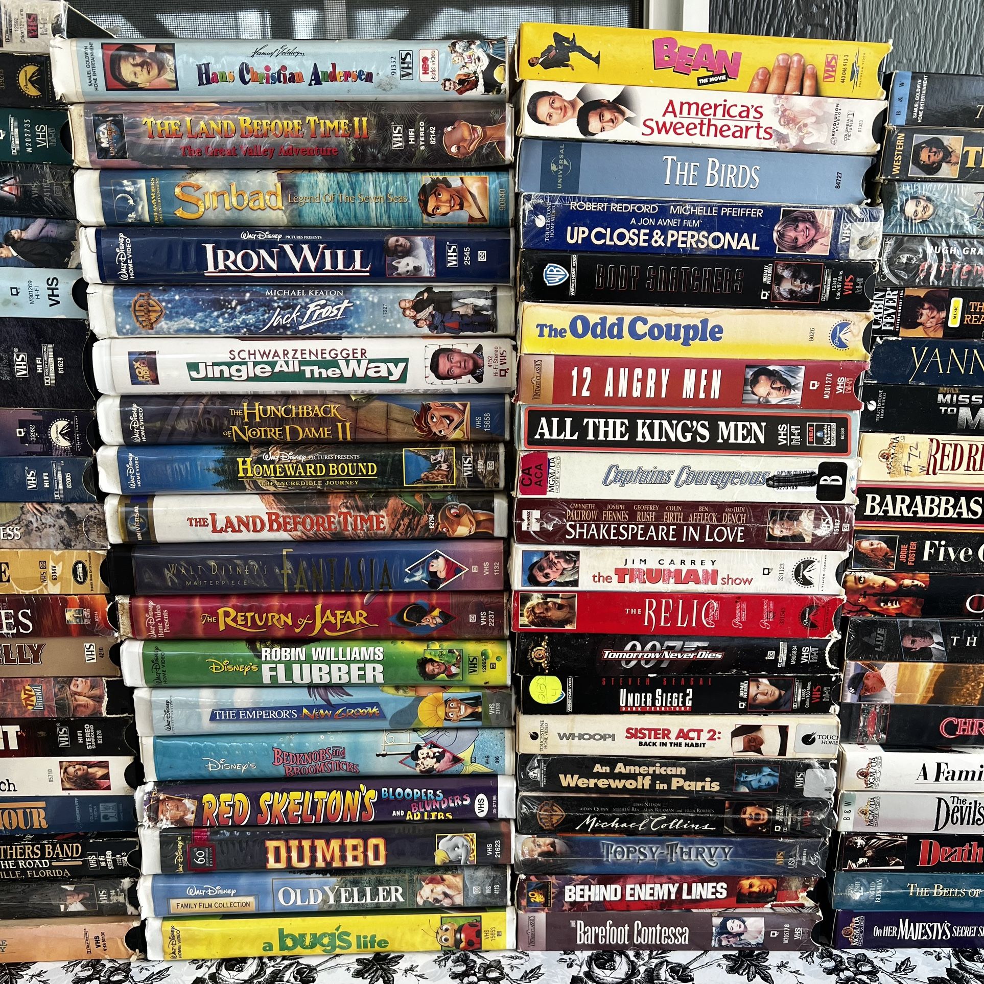 Vintage VHS TAPES 80s 90s 00s
