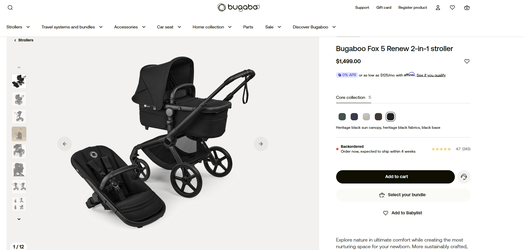 Bugaboo Fox Renew Stroller