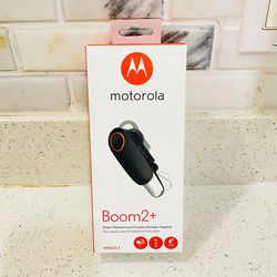 Motorola Boom 2+ Water Resistant Wireless Headset (MH003A) New Open Box