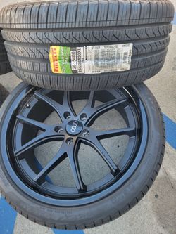 20"new Wheels & New PIRELLI Tires For AUDI A6
