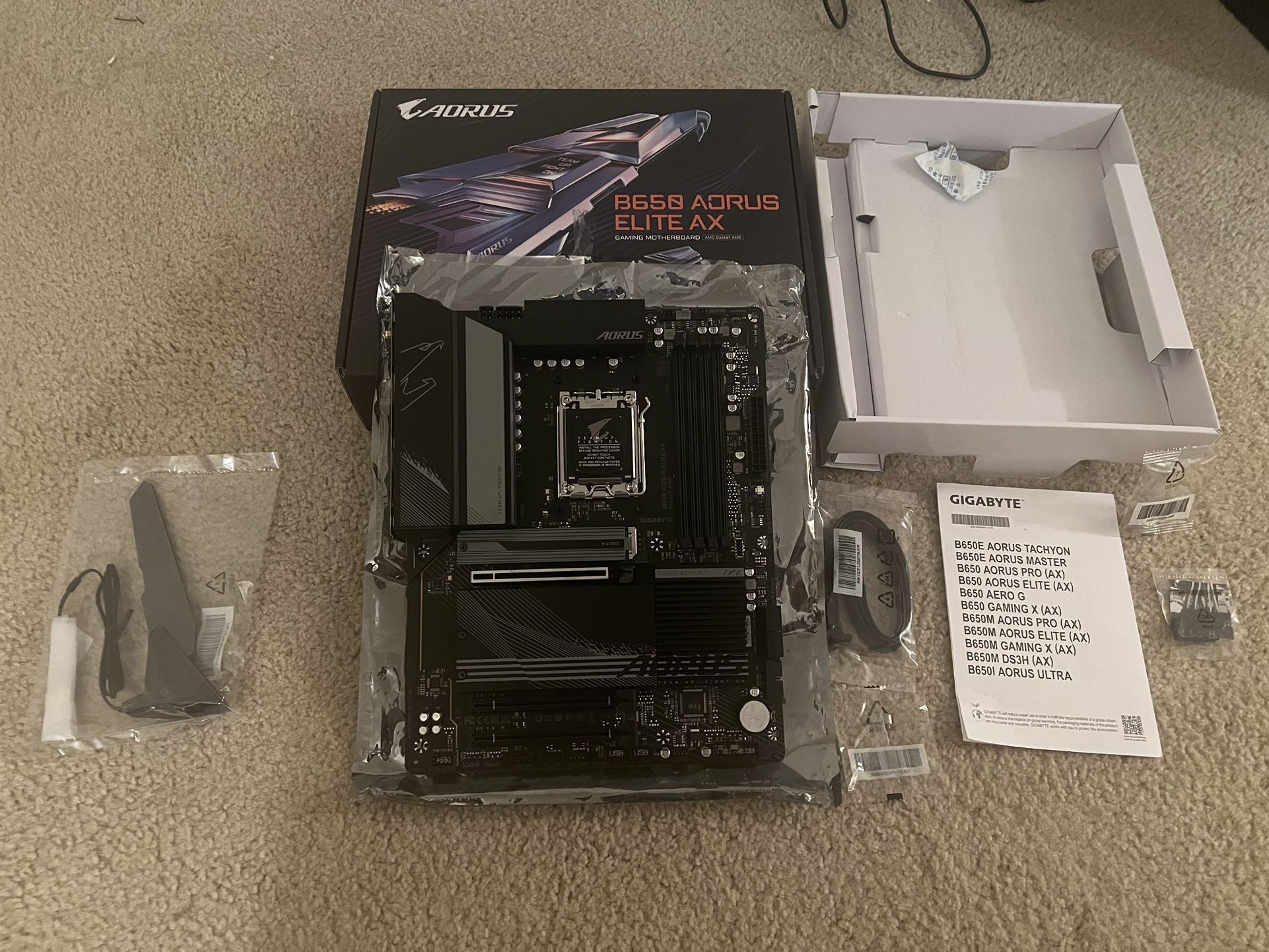 Gigabyte B650 Aorus Elite AX AM5 ATX Motherboard