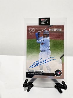 Vladimir Guerrero Jr. Autogroph Topps Now 64/99 Autograph – Blue Jays Postseason 2020