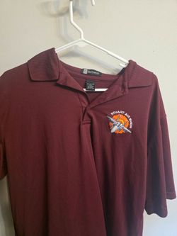 Men's Crimson Polo, Large