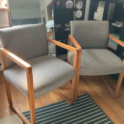 A pair of armchair