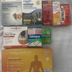 New! Pain Relieving Patch / Cream