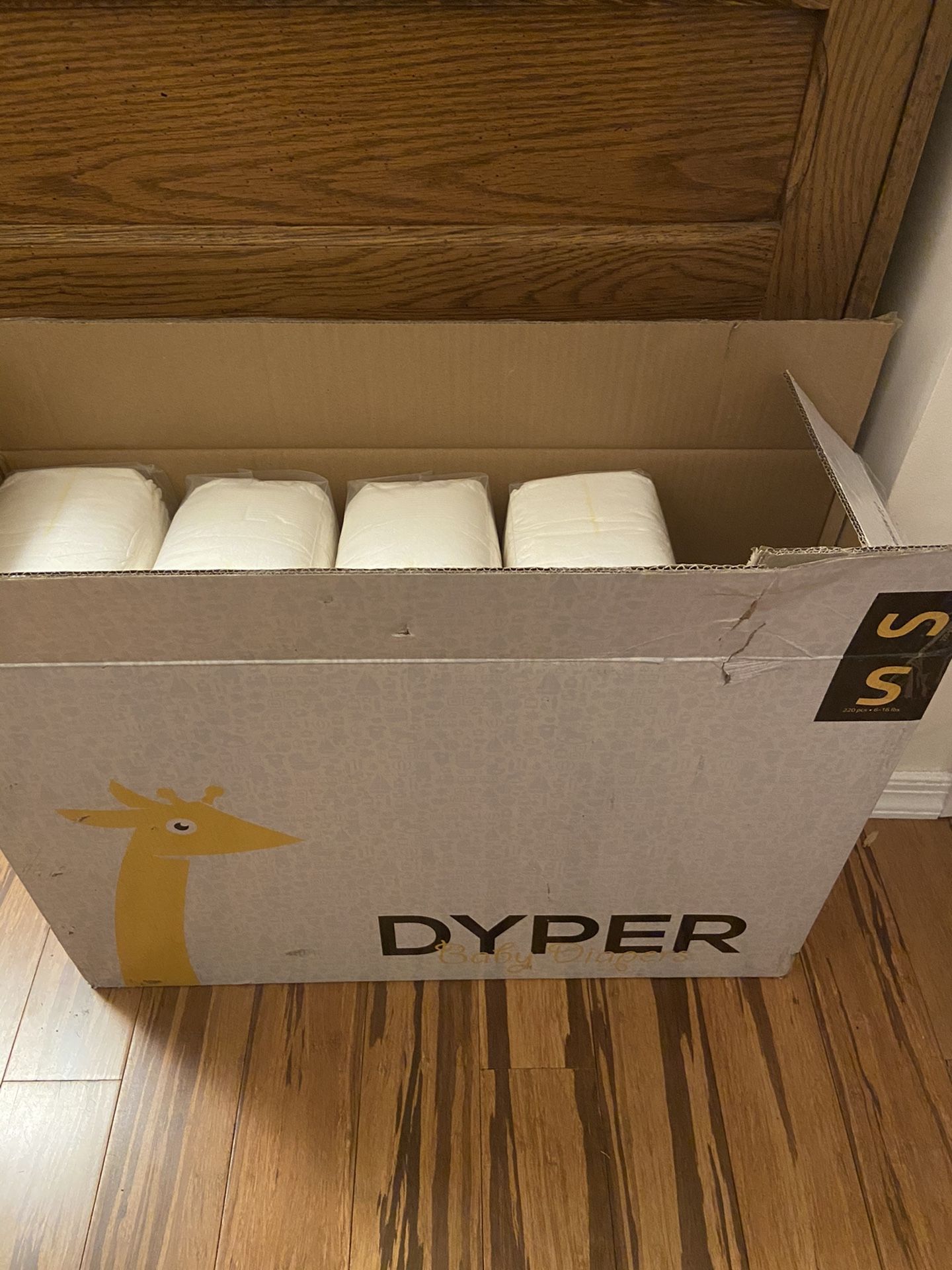 Bamboo diapers Dyper Size 2 (Size Small)