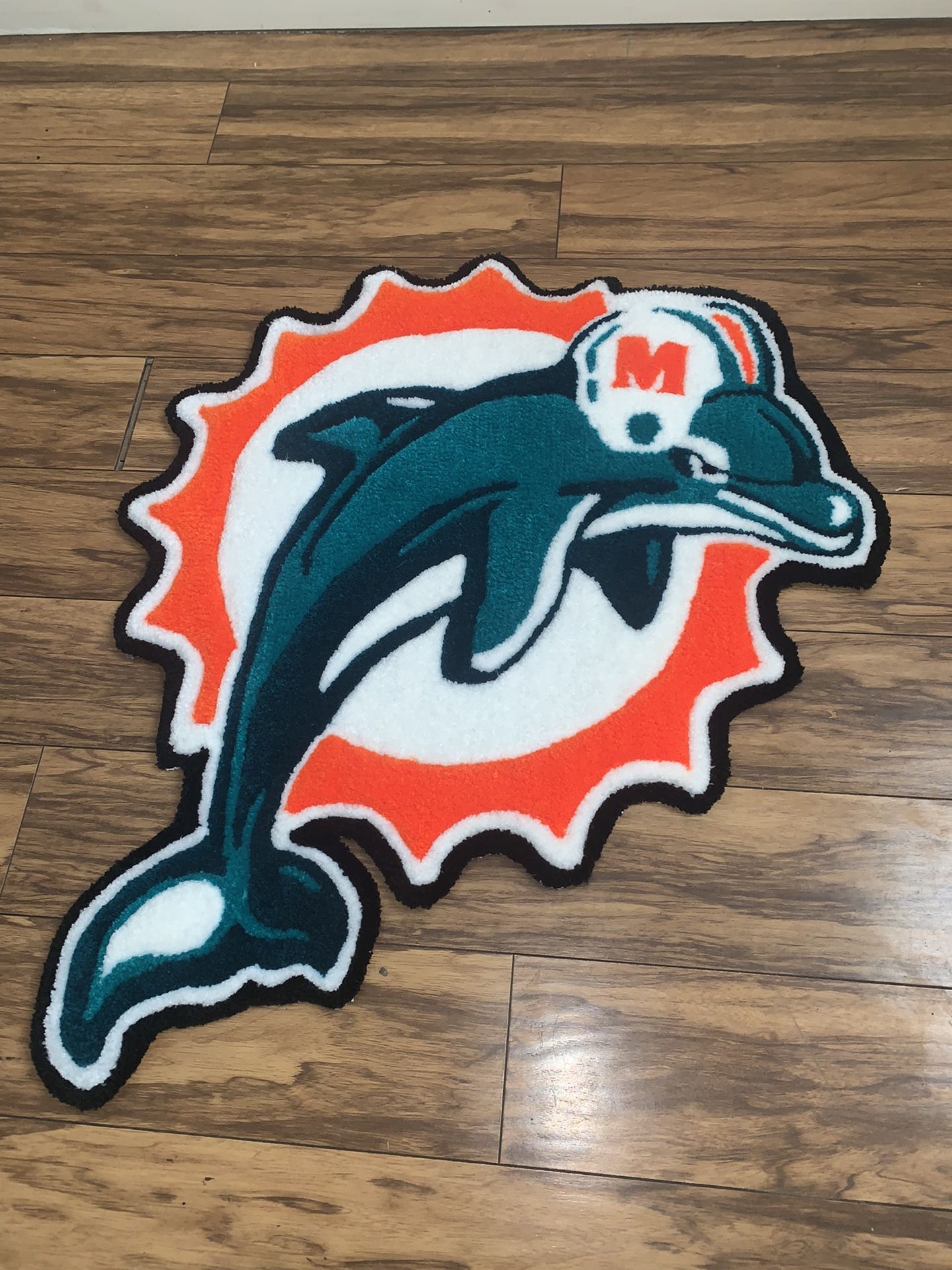 Miami Dolphin Rug Miami Dolphin Classic Logo Rug for Sale in Las Vegas, NV - OfferUp