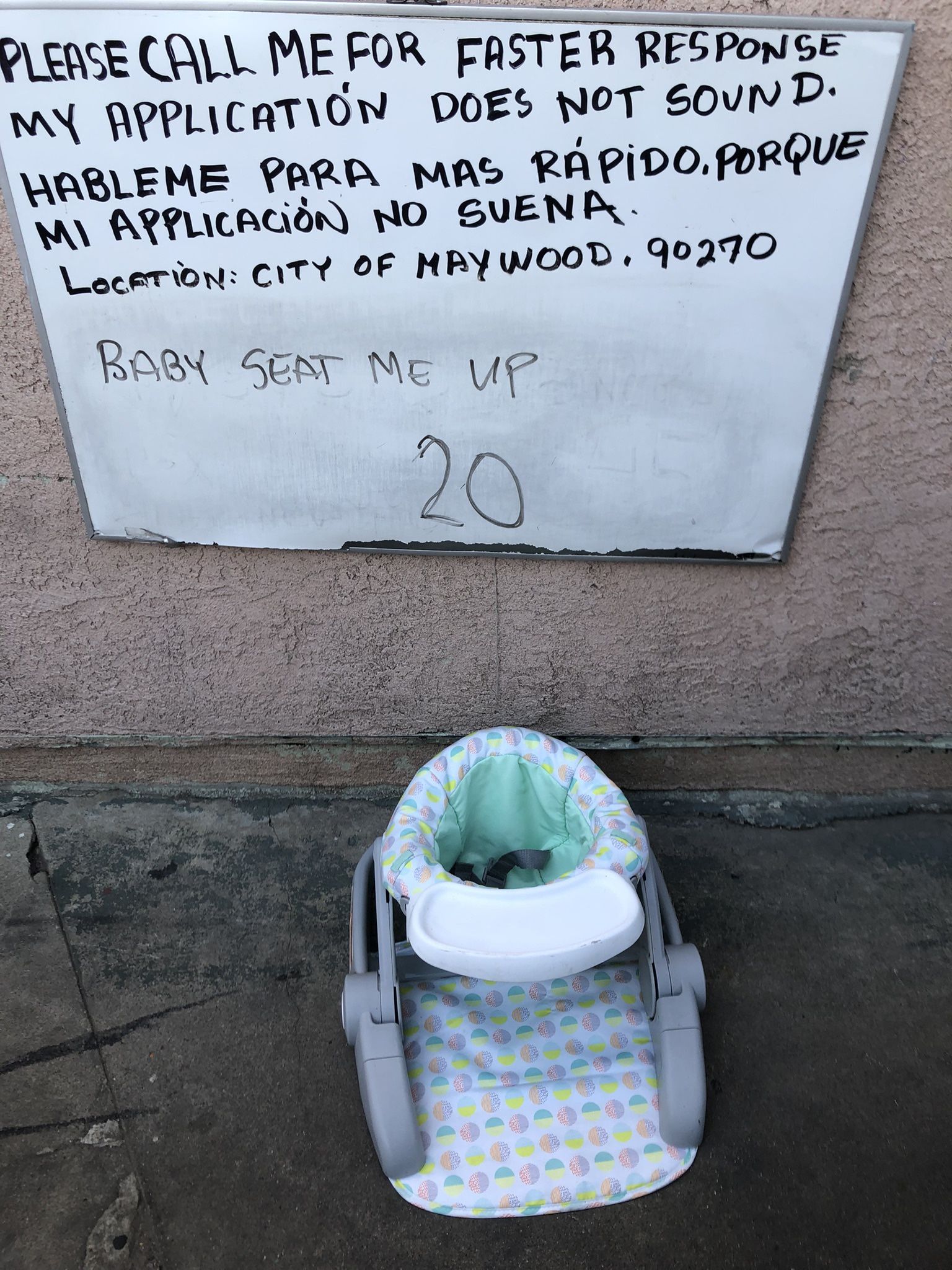Baby Seat Up