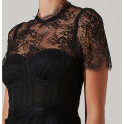 Black lace Dress Wednesday 