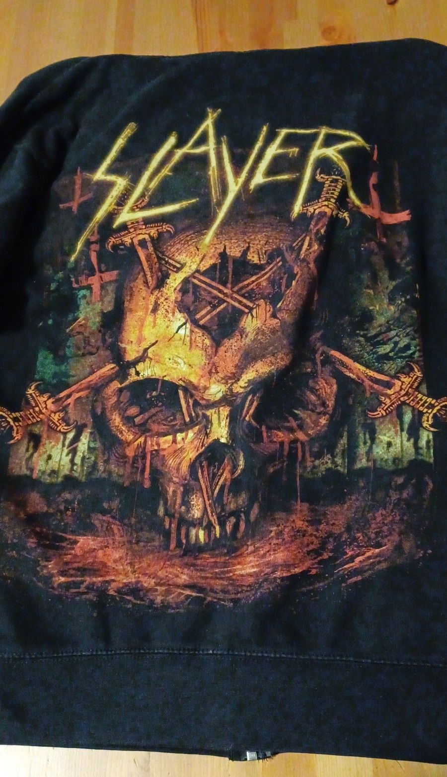 Slayer Band Hoodie Sweatshirt Men's Size Medium 