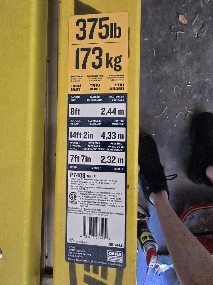8ft Ladder Brand New Never Used