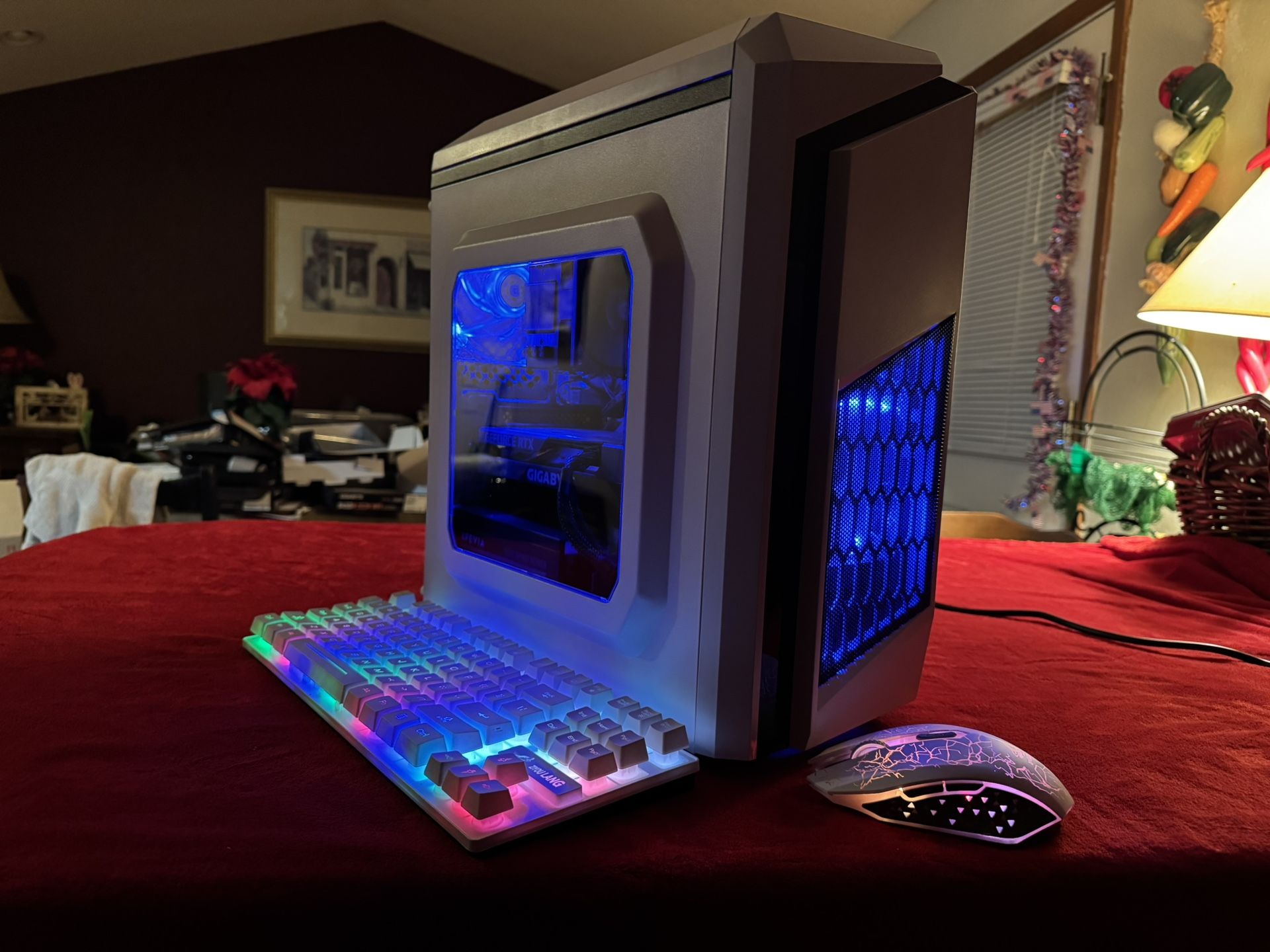 Gaming PC, Ryzen 5 5600, RTX 3060 12GB GDDR6 (DLSS 2), 32GB RAM, 1TB M.2 NVME SSD, WiFi/BT