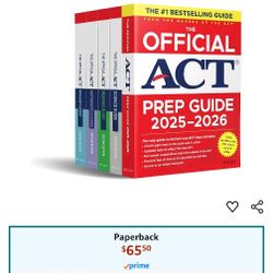 $30 The Official ACT® Prep & Subject Guides 2025-2026 Complete Set.
