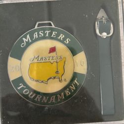 2010 MASTERS GOLF BAG TAG 