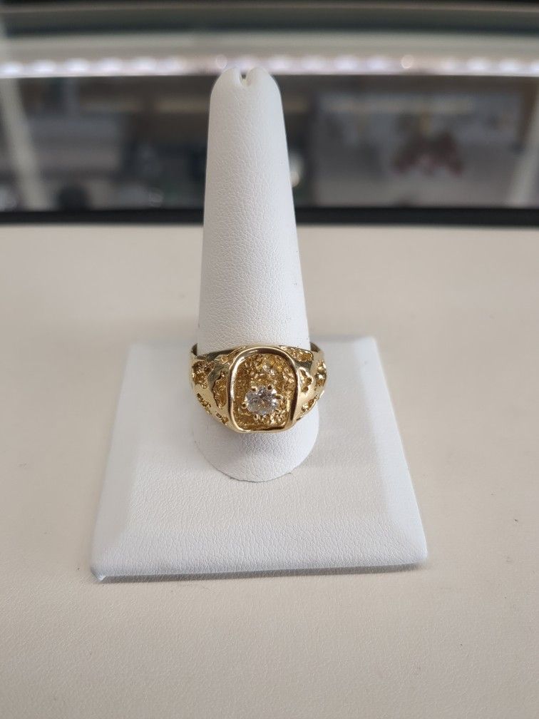 14k Gold Ring With Diamond 8.9 Grams Size 12 Layaway Available 10% Down If You Interested Please Ask For Maribel Thank You,All Products : American Fashion Style Bags On Sale