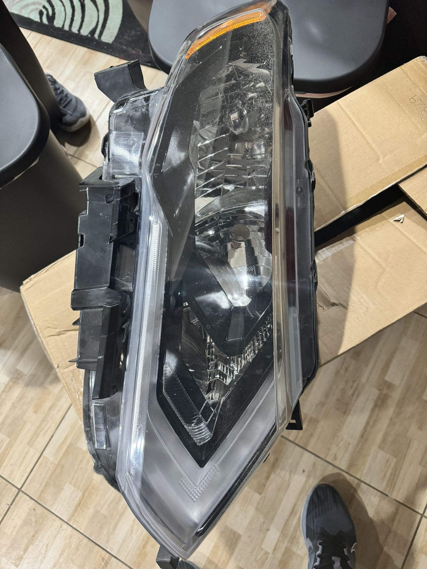 Halogen Headlamp For 2017-2020 Nissan Rogue Headlight Headlamp W/LED DRL  LH+RH