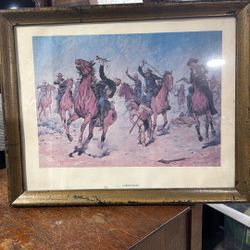 Charles Schreyvogel Surrounded Print